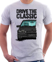 Drive The Classic Opel Kadett E GSI. T-shirt in White Colour