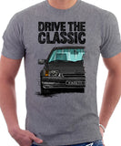 Drive The Classic Opel Kadett E Late Model. T-shirt in Heather Grey Colour