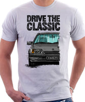 Drive The Classic Opel Kadett E Late Model. T-shirt in White Colour