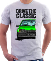 Drive The Classic Opel Kadett E Early Model. T-shirt in White Colour