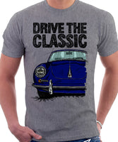 Drive The Classic Porsche 356 B. T-shirt in Heather Grey Colour