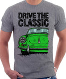 Drive The Classic Porsche 356 B. T-shirt in Heather Grey Colour