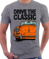 Drive The Classic Porsche 356 B. T-shirt in Heather Grey Colour