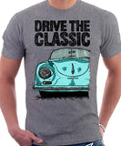 Drive The Classic Porsche 356 A Speedster. T-shirt in Heather Grey Colour