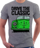 Drive The Classic Porsche 356 A Speedster. T-shirt in Heather Grey Colour