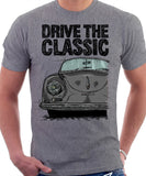 Drive The Classic Porsche 356 A Speedster. T-shirt in Heather Grey Colour