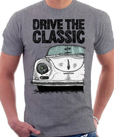 Drive The Classic Porsche 356 A Speedster. T-shirt in Heather Grey Colour