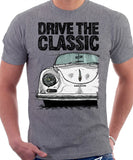 Drive The Classic Porsche 356 A Speedster. T-shirt in Heather Grey Colour