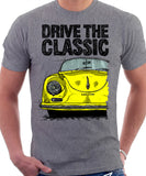 Drive The Classic Porsche 356 A Speedster. T-shirt in Heather Grey Colour