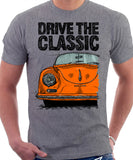 Drive The Classic Porsche 356 A Speedster. T-shirt in Heather Grey Colour