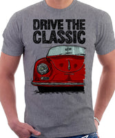 Drive The Classic Porsche 356 A Speedster. T-shirt in Heather Grey Colour