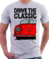 Drive The Classic Porsche 356 A Speedster. T-shirt in White Colour