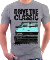 Drive The Classic Toyota AE86 Levin. T-shirt in Heather Grey Colour