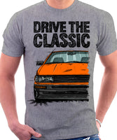 Drive The Classic Toyota AE86 Levin. T-shirt in Heather Grey Colour