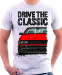 Drive The Classic Toyota AE86 Levin. T-shirt in White Colour