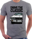 Drive The Classic Toyota Celica 1st Generation GT USDM Late Models. T-shirt in Heather Grey Colour