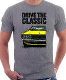 Drive The Classic Toyota Celica 1st Generation GT Early Models. T-shirt in Heather Grey Colour