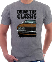 Drive The Classic Toyota Celica 1st Generation GT Early Models. T-shirt in Heather Grey Colour