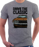 Drive The Classic Toyota Celica 1st Generation ST Early Models. T-shirt in Heather Grey Colour