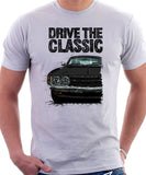 Drive The Classic Toyota Celica 1st Generation ST Early Models. T-shirt in White Colour