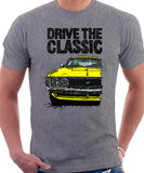 Drive The Classic Toyota Celica 1st Generation GT  Late Models. T-shirt in Heather Grey Colour