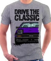 Drive The Classic Toyota AE86 Trueno Early Model. T-shirt in Heather Grey Colour