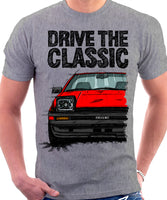 Drive The Classic Toyota AE86 Trueno Early Model. T-shirt in Heather Grey Colour