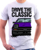 Drive The Classic Toyota AE86 Trueno Early Model. T-shirt in White Colour