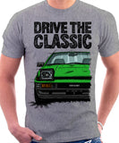 Drive The Classic Toyota AE86 Trueno Late Model. T-shirt in Heather Grey Colour