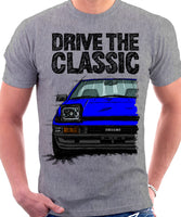 Drive The Classic Toyota AE86 Trueno Late Model. T-shirt in Heather Grey Colour