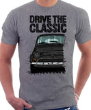 Drive The Classic Fiat 500 L. T-shirt in Heather Grey Colour