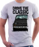 Drive The Classic Fiat 500 L Straight Bumper. T-shirt in White Colour