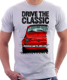 Drive The Classic Fiat 500 L Straight Bumper. T-shirt in White Colour