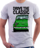 Drive The Classic Fiat 500 R. T-shirt in White Colour