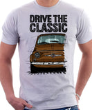 Drive The Classic Fiat 500 Abarth. T-shirt in White Colour