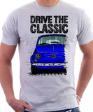 Drive The Classic Fiat 500 Nuova And D. T-shirt in White Colour