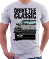 Drive The Classic Jaguar XJ-S Early Model. T-shirt in White Colour