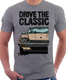 Drive The Classic Jaguar XJ-S Late Model. T-shirt in Heather Grey Colour