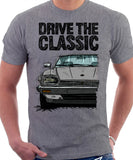 Drive The Classic Jaguar XJ-S Late Model. T-shirt in Heather Grey Colour