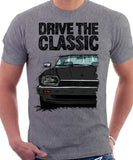 Drive The Classic Jaguar XJS. T-shirt in Heather Grey Colour