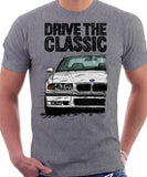 Drive The Classic BMW E36 M3. T-shirt in Heather Grey Colour