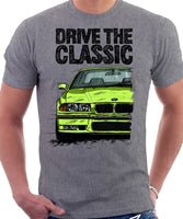 Drive The Classic BMW E36 M3. T-shirt in Heather Grey Colour