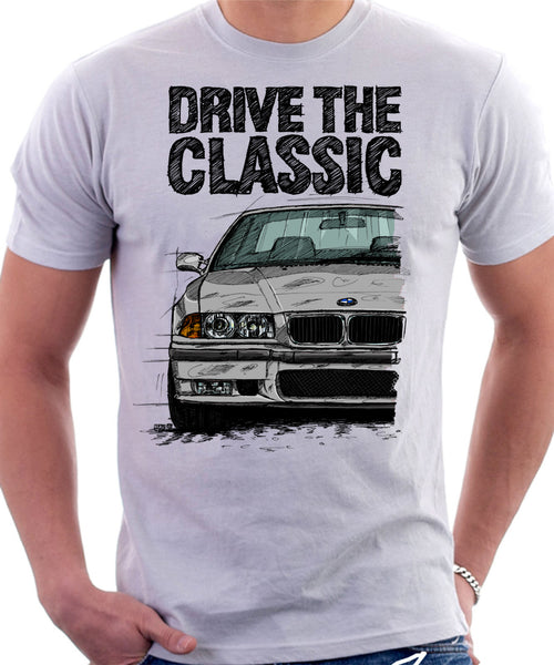 Drive The Classic BMW E36 M3. T-shirt in White Colour