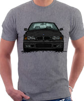 BMW E36 M3. T-shirt in Heather Grey Colour