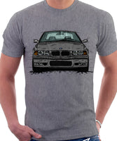 BMW E36 M3. T-shirt in Heather Grey Colour