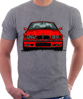 BMW E36 M3. T-shirt in Heather Grey Colour