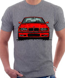 BMW E36 M3. T-shirt in Heather Grey Colour