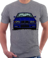 BMW E36 M3. T-shirt in Heather Grey Colour