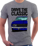 Drive The Classic Chevrolet Camaro 1969. T-shirt in Heather Grey Color