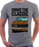 Drive The Classic Chevrolet Camaro 1969. T-shirt in Heather Grey Color